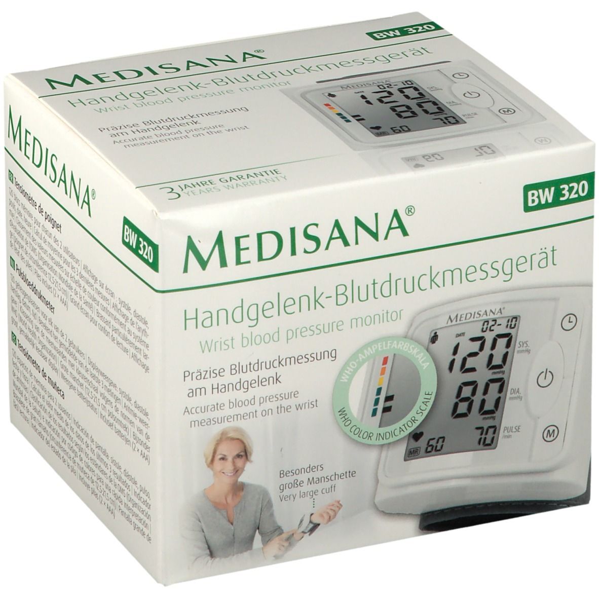 Medisana Handgelenk-Blutdruckmessgerät BW 320