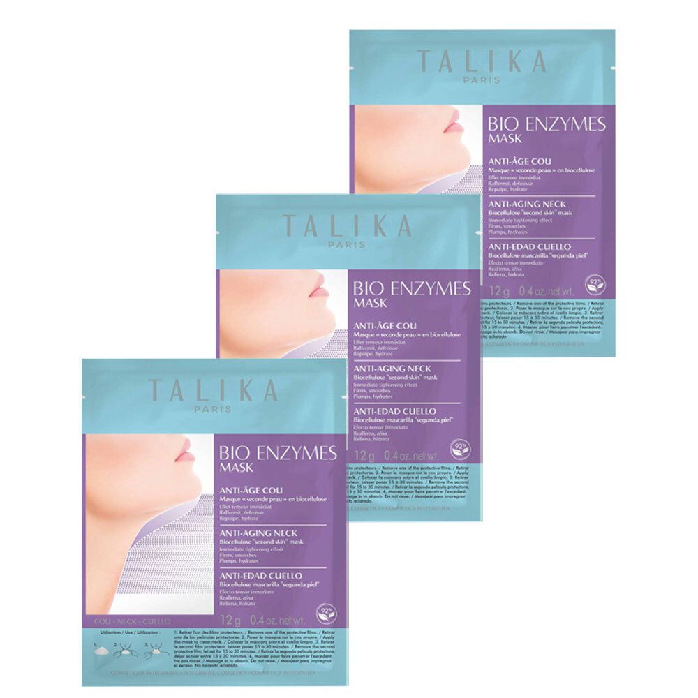 TALIKA Bio Enzymes Mask Anti-Aging Neck 2+1 Gratis