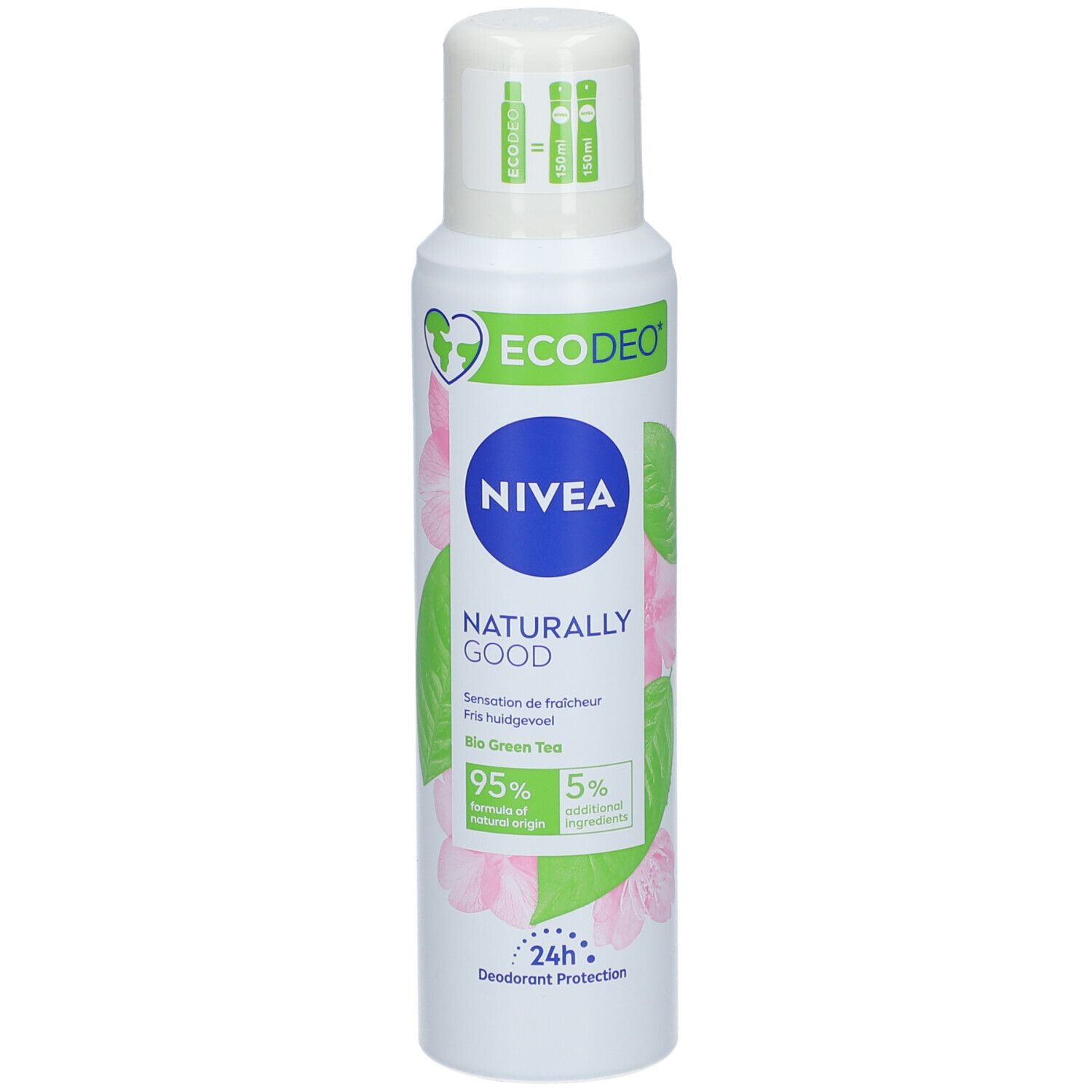 Nivea Naturally Good Eco Deo Spray 24h Groene Thee Bio