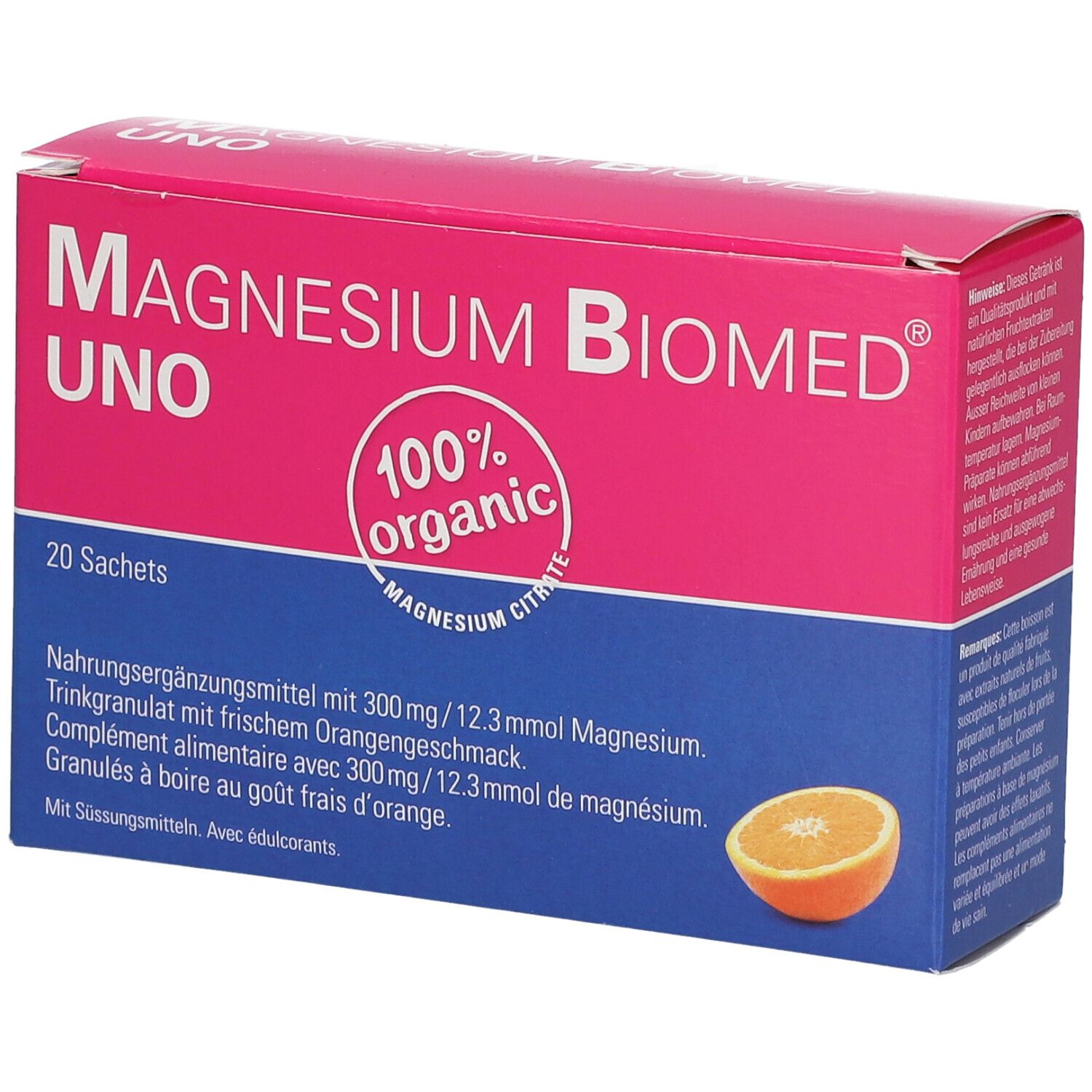 Image of Biomed Magnesium UNO, Orange, Granulat
