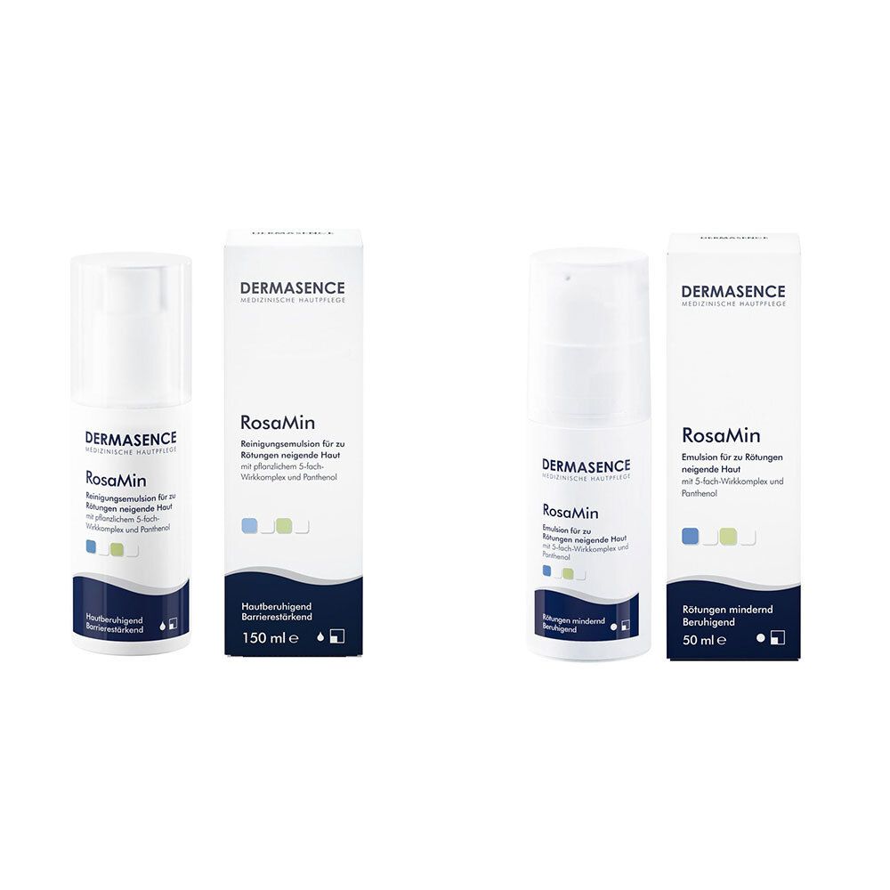 DERMASENCE RosaMin Emulsion +  Reinigungsemulsion