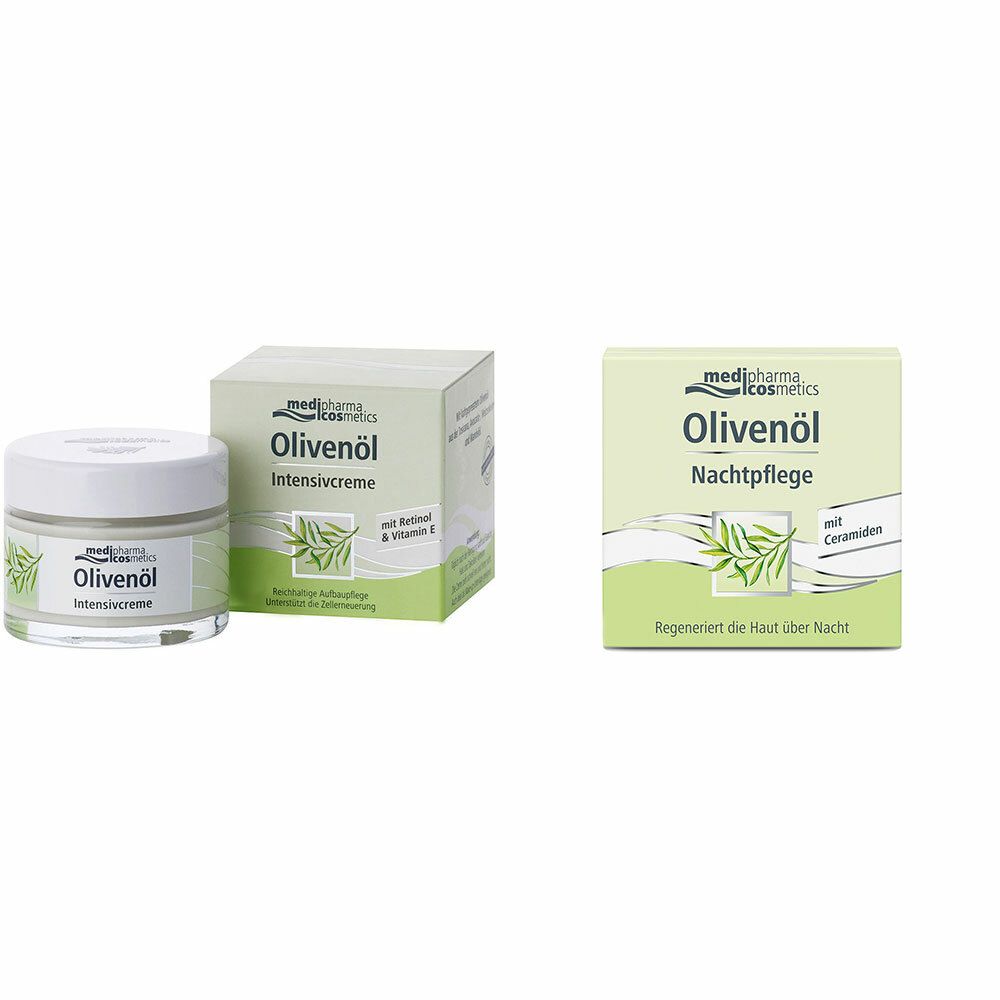 Image of medipharma cosmetics Olivenöl Intensivcreme + Nachtpflege