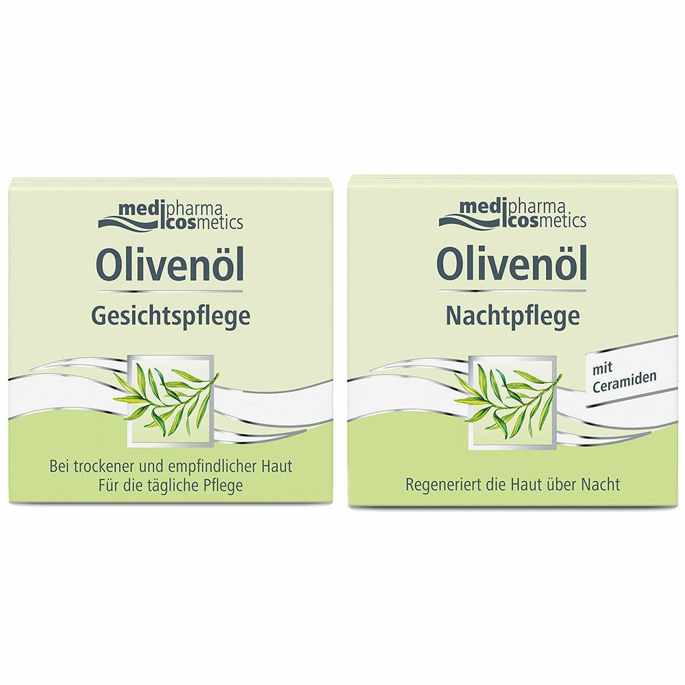 Image of medipharma cosmetics Olivenöl Gesichtspflege + Nachtpflege
