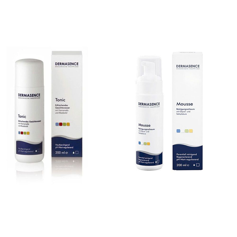 DERMASENCE Mousse Reinigungsschaum + Tonic