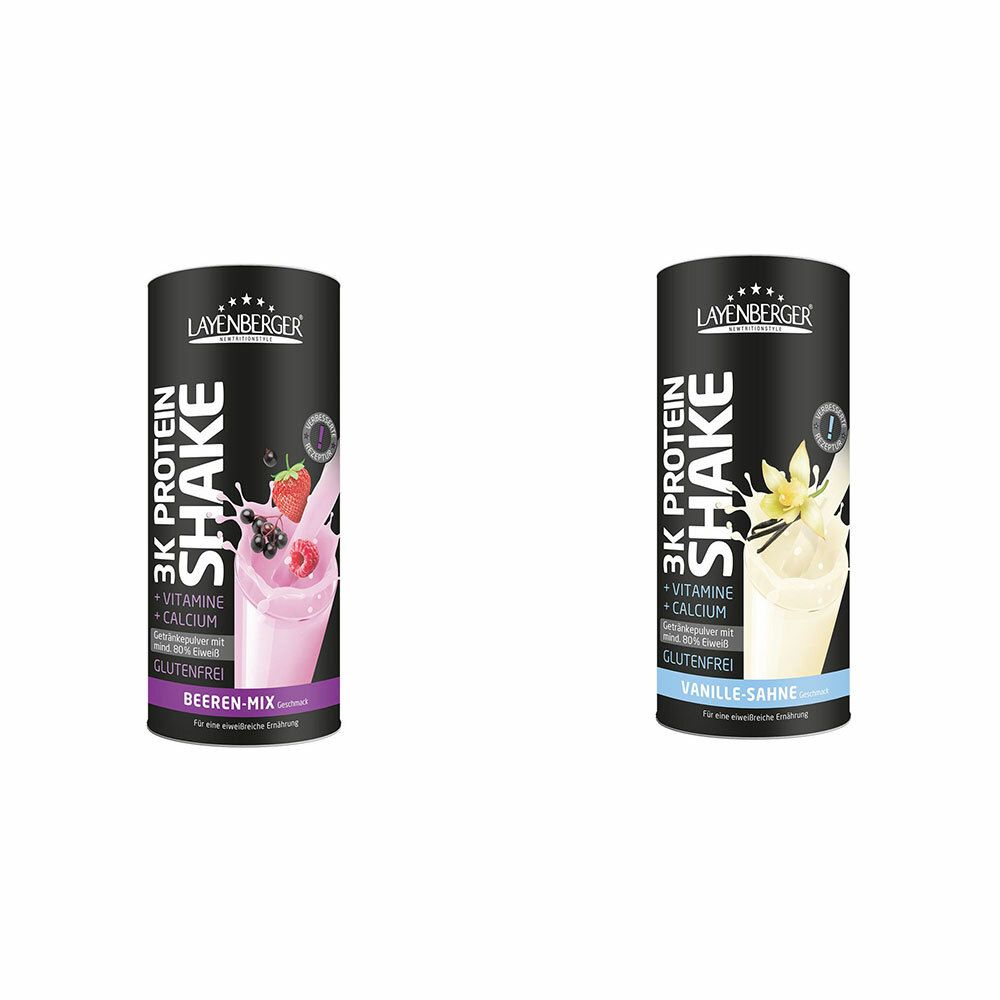 Image of LAYENBERGER® 3K Protein Shake Beeren Mix + Vanille-Sahne