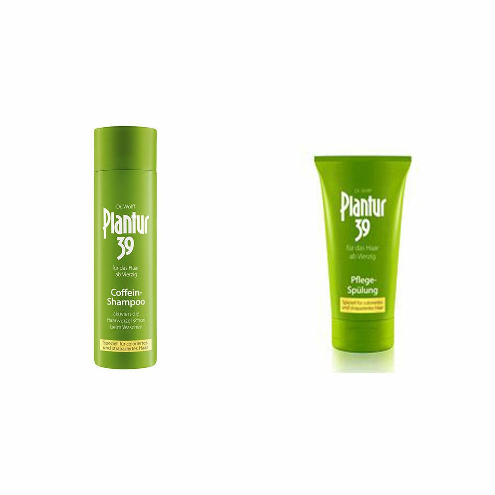 Image of Plantur 39 Phyt-Coffein-Shampoo für coloriertes und strapaziertes Haar + Pflege-Spülung
