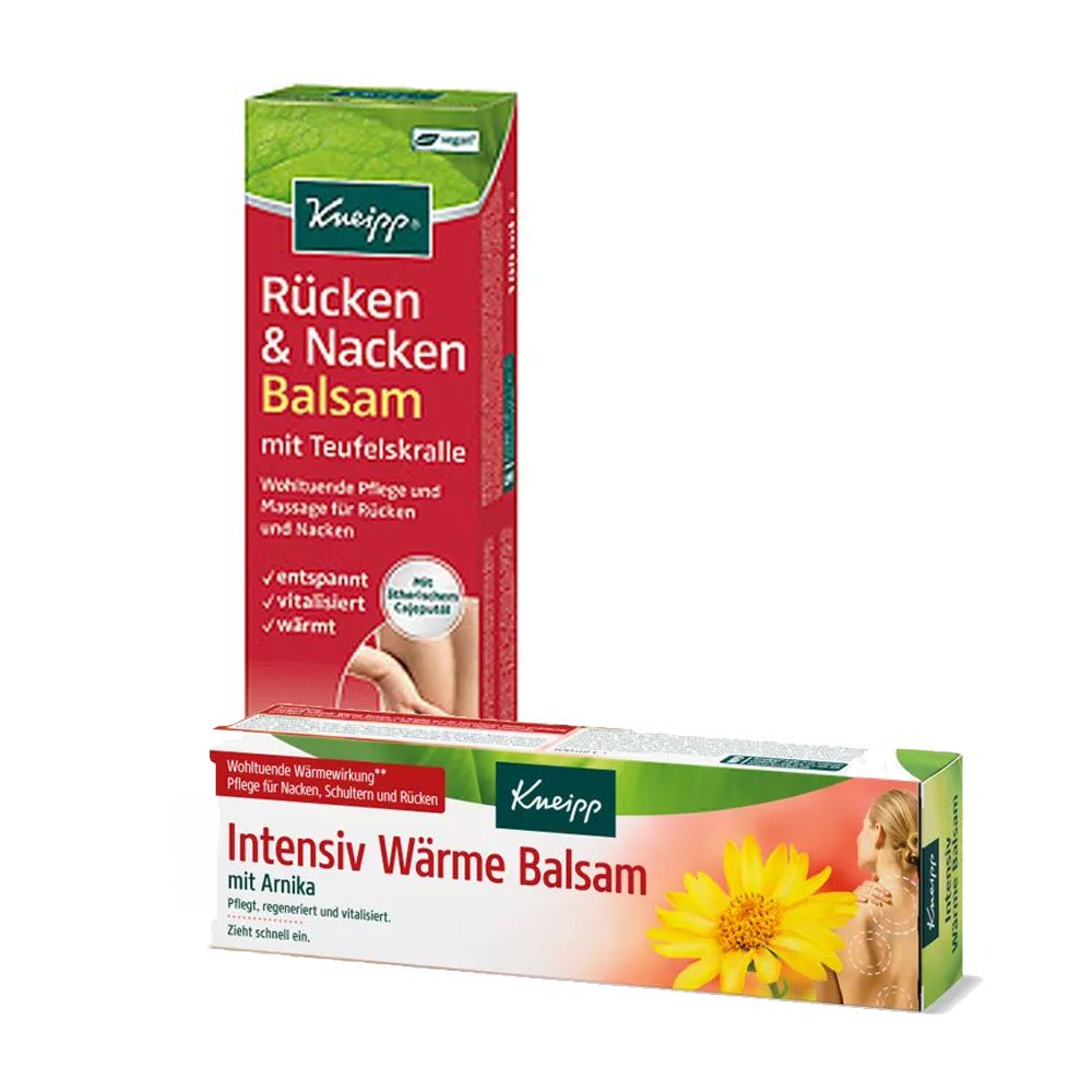 Image of Kneipp® Intensiv Wärme Balsam mit Arnika + Rücken und Nacken Balsam