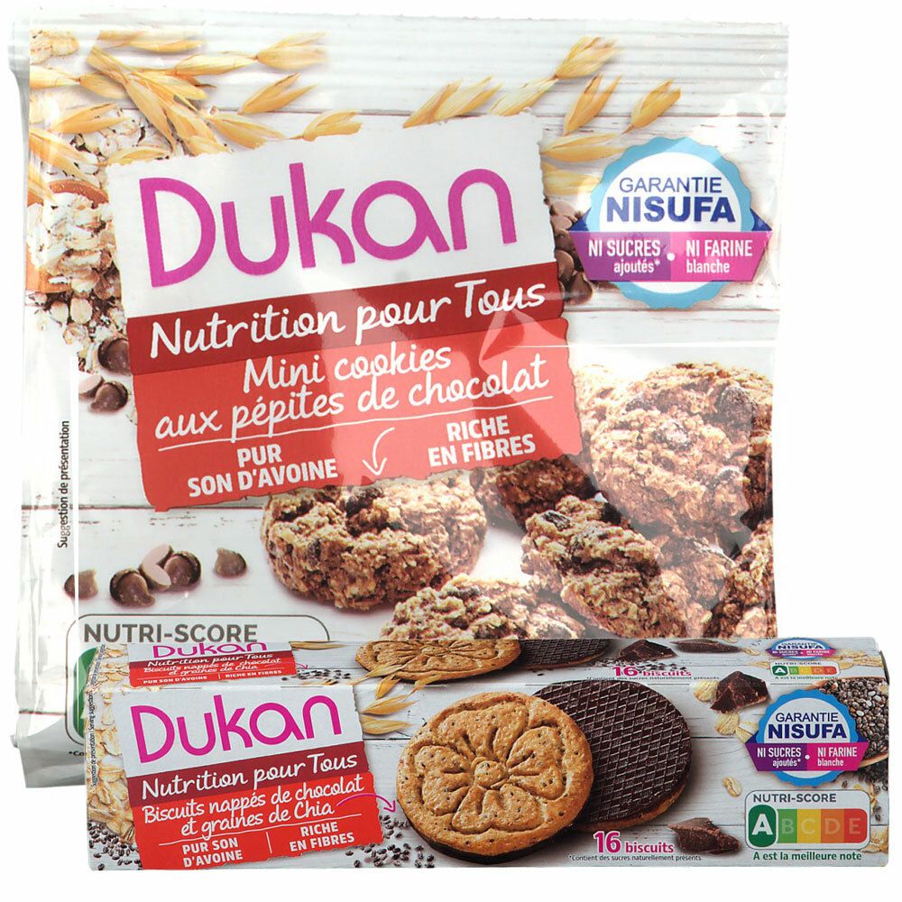 Image of Dukan® Mini Cookies Schokolade + Chiasamenkekse mit Schokolade