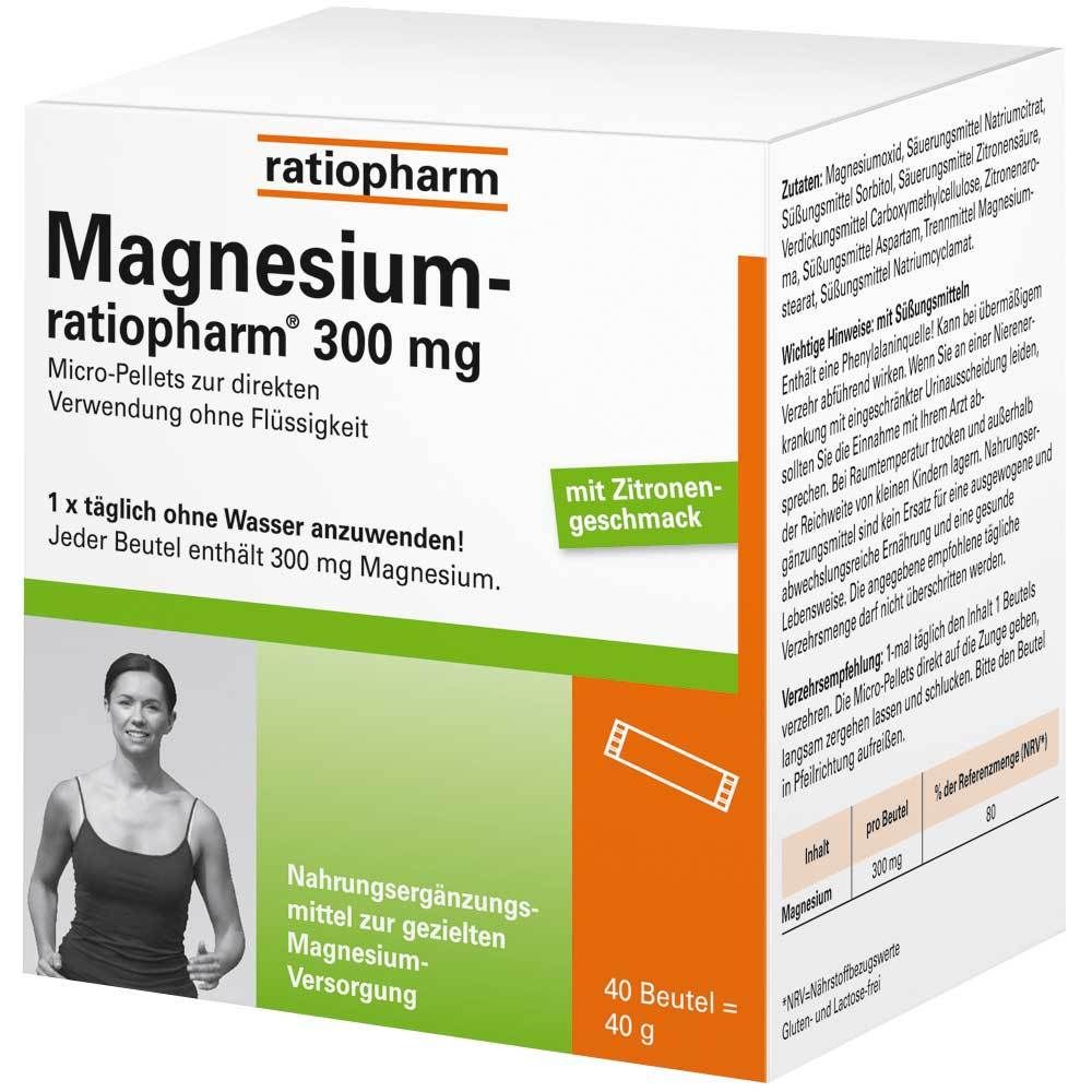 Image of Magnesium-ratiopharm® 300 mg mit Zitronengeschmack