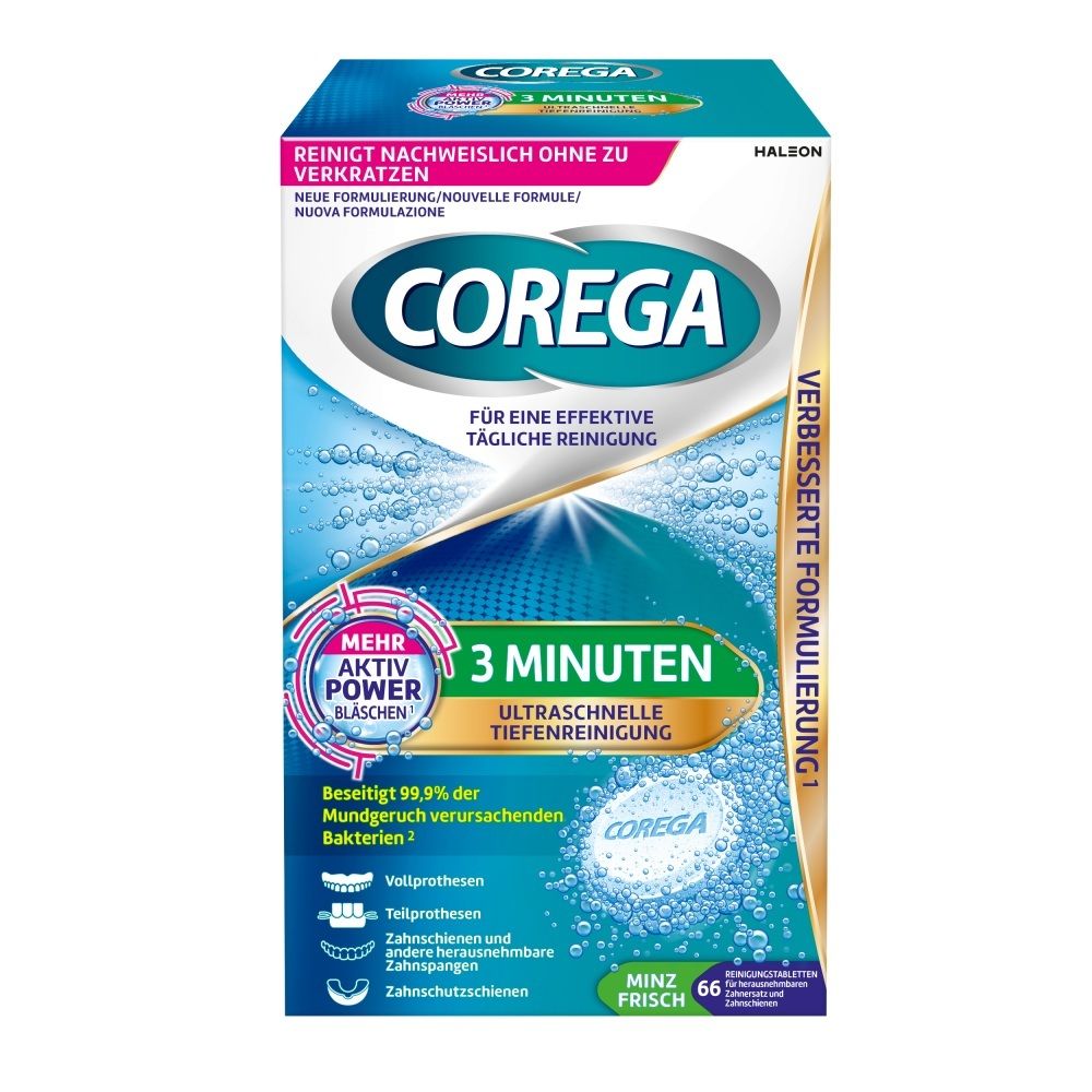 COREGA® TABS® 3 Minuten