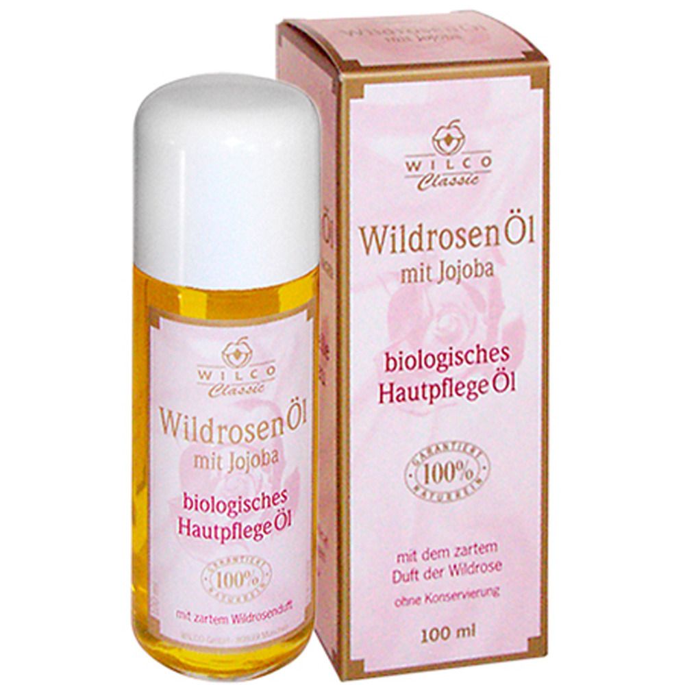 Image of Wilco Natur Wildrosen Öl Bio 100% naturrein mit Jojoba