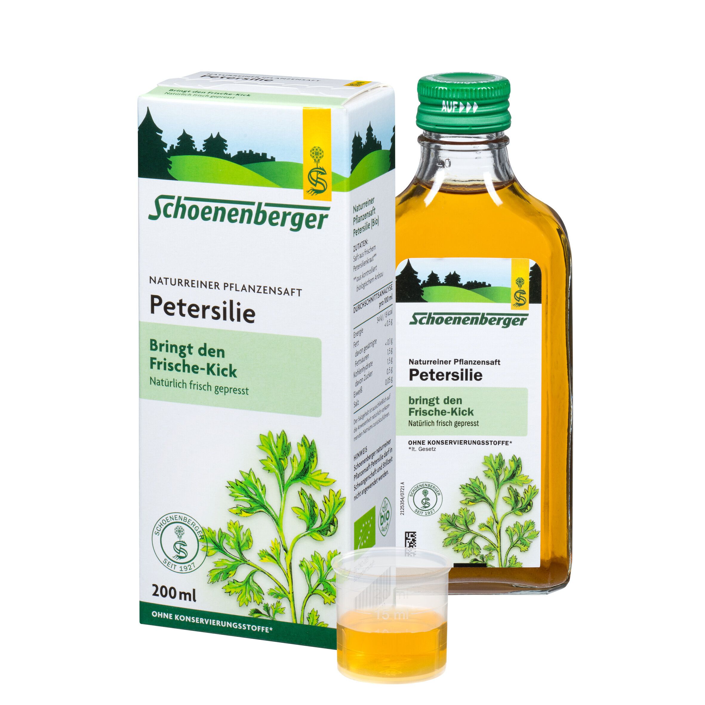 Image of Schoenenberger® Petersilie, Naturreiner Pflanzensaft