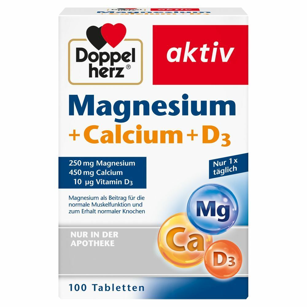 Image of Doppelherz® Magnesium + Calcium + D3 Tabletten