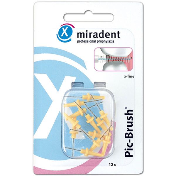 miradent Pic-Brush® Ersatz-Interdentalbürsten gelb x-fine 1,8 mm