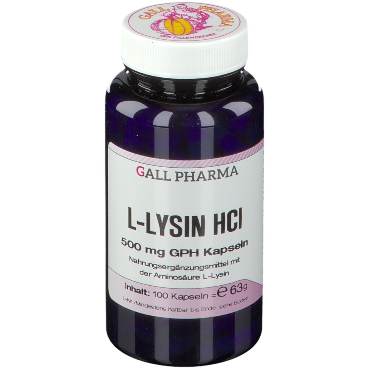 GALL PHARMA L-Lysine HCl 500 mg GPH