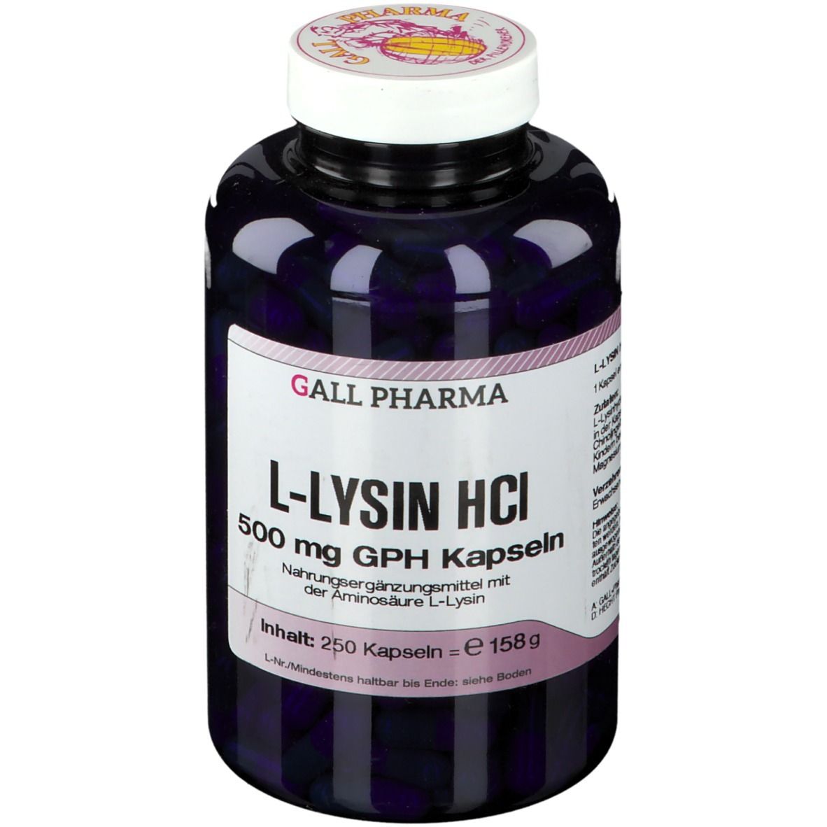 Image of GALL PHARMA L-Lysin HCl 500 mg GPH Kapseln