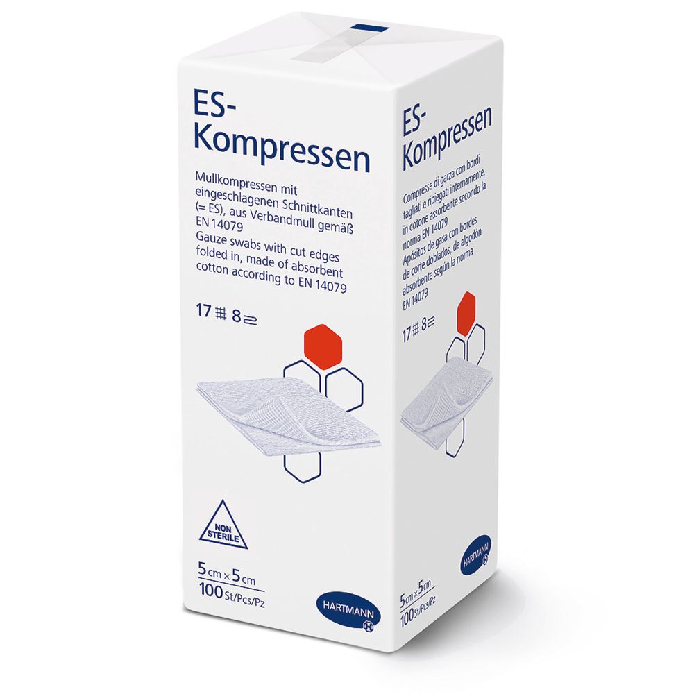 ES-KOMPRESSEN unsteril 5x5 cm 8fach