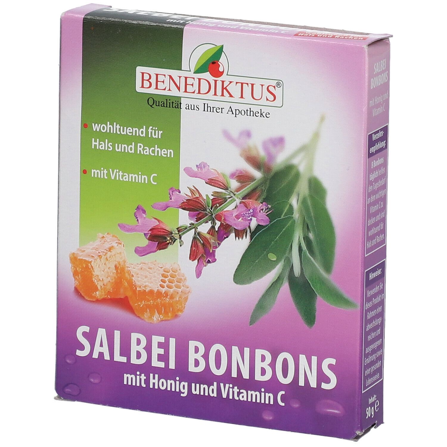 Image of Salbei Bonbons Honig + Vitamin C