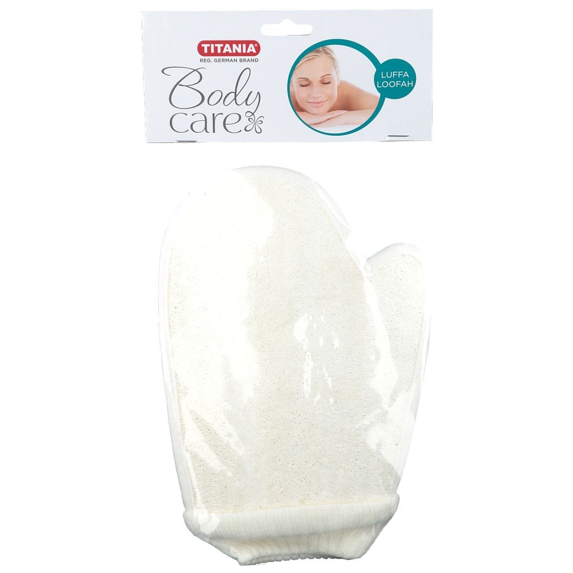 TITANIA® Luffa Frottee Massage-Handschuhe
