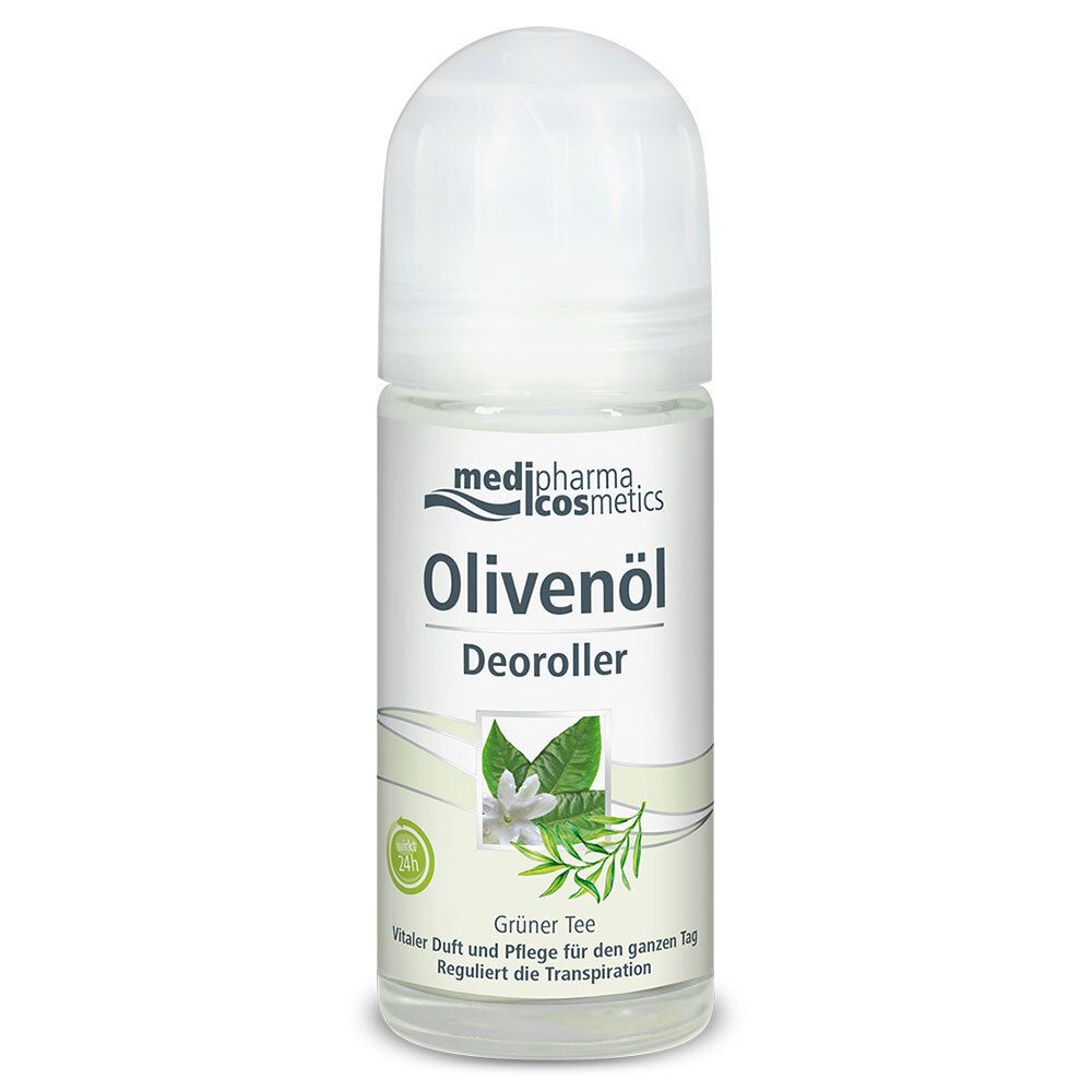 medipharma cosmetics Olivenöl Deoroller Grüner Tee