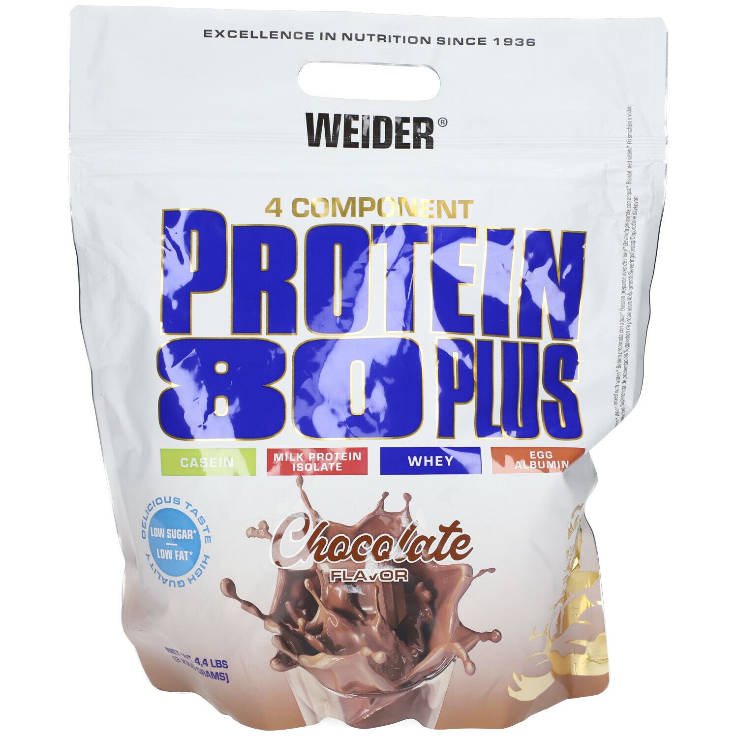 Image of Weider Protein 80 Plus, Schokolade, Pulver