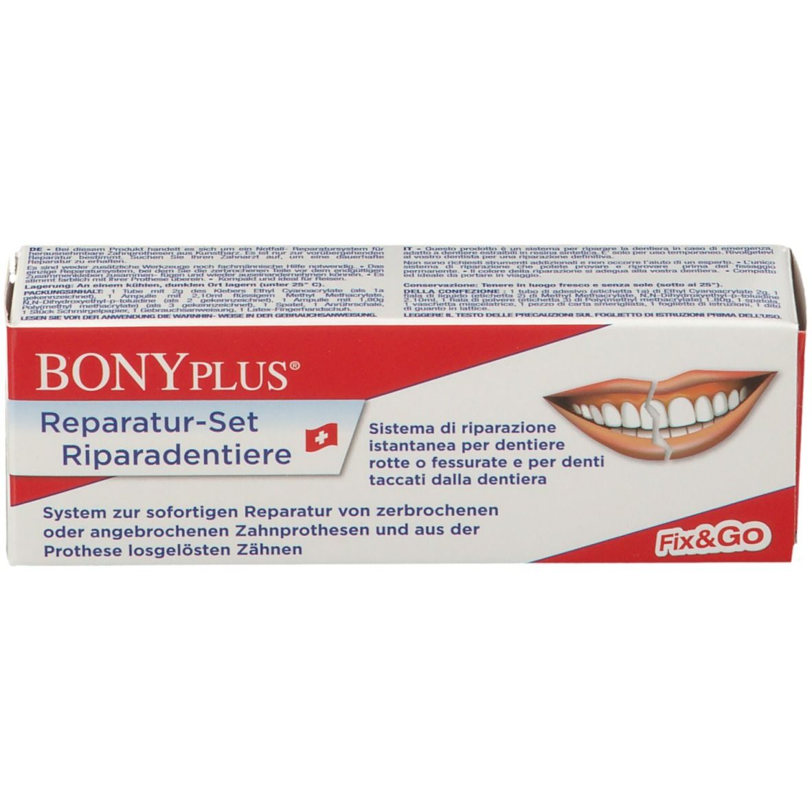 BONYplus® Kit de réparation pour prothèses dentaires - shop-apotheke.ch