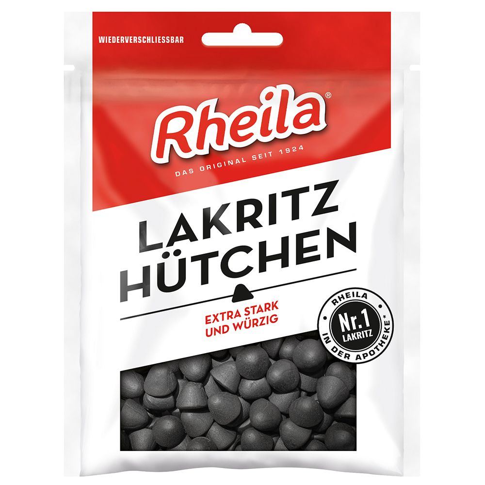 Image of Rheila® Lakritz Hütchen zuckerhaltig