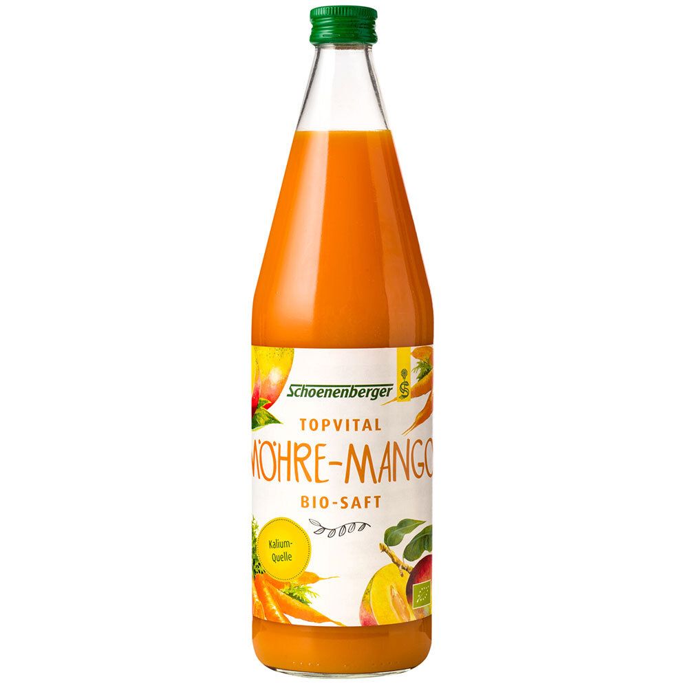 Image of Schoenenberger® TopVital Möhre-Mango Bio-Saft