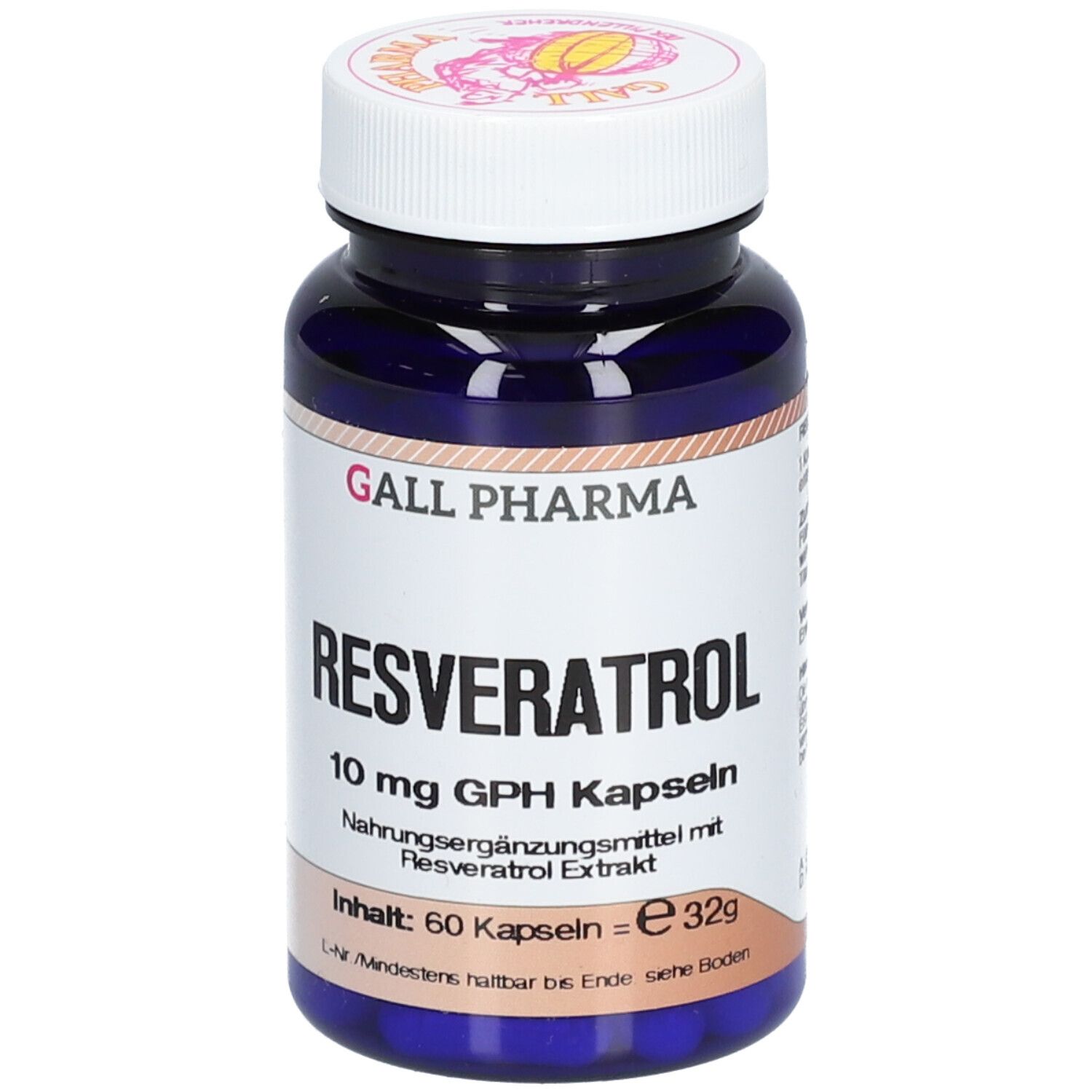 Image of GALL PHARMA Resveratrol 10 mg GPH Kapseln