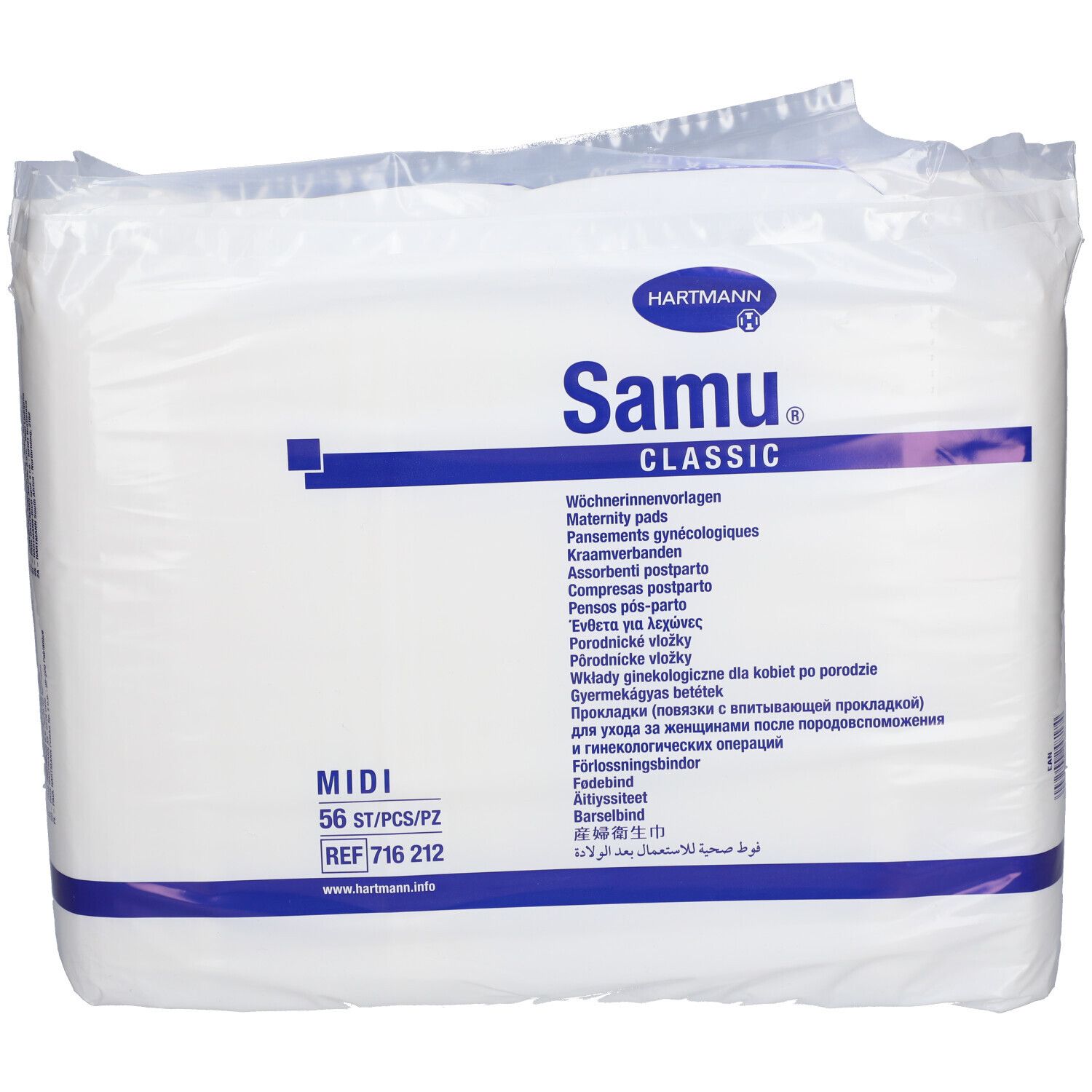 Samu® Pansements gynécologiques Midi 11 x 30 cm