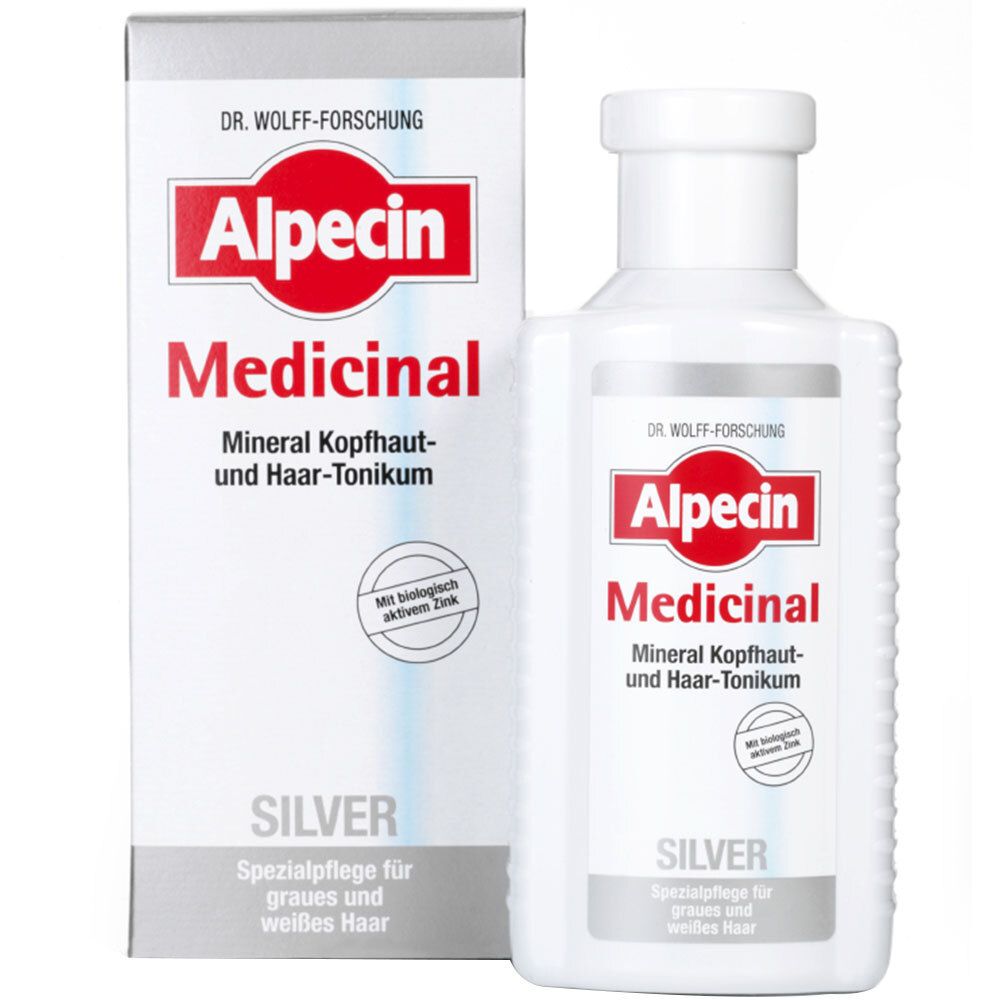 Alpecin Medicinal SILVER Tonique minéral pour le cuir chevelu et les cheveux