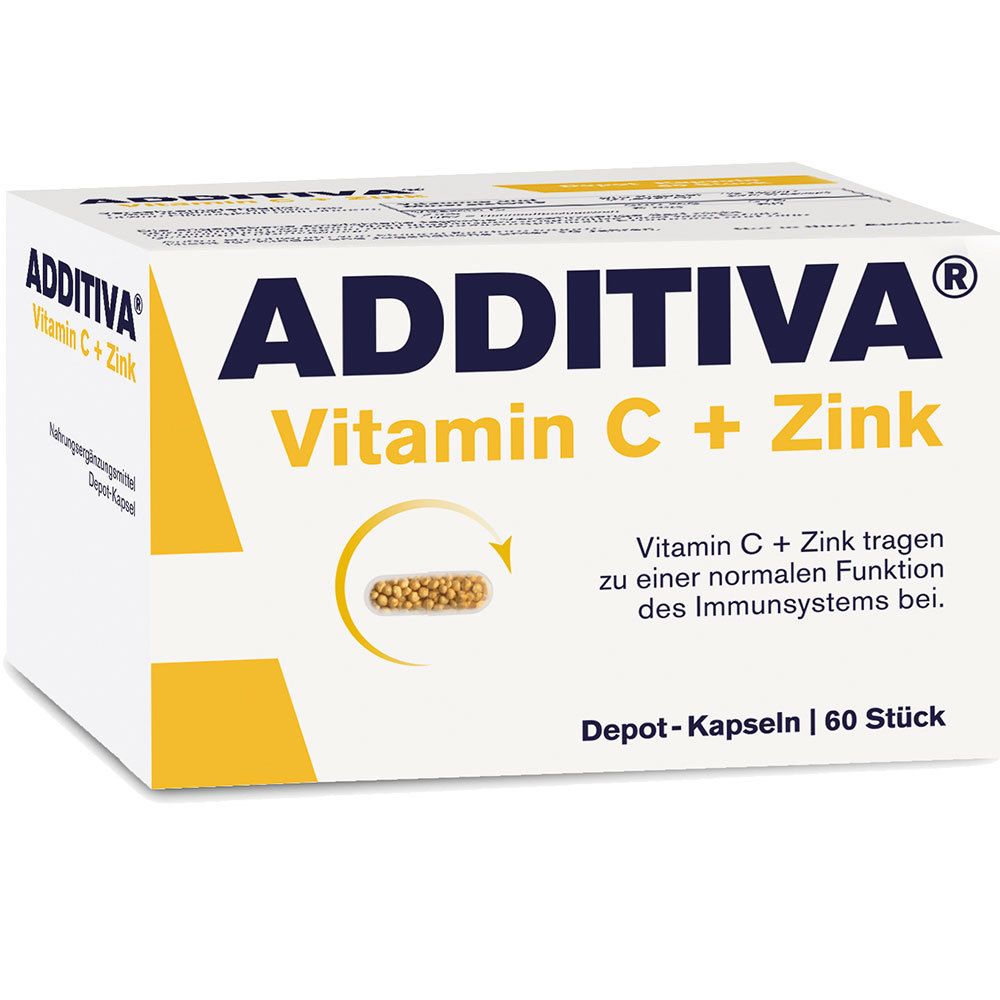 Image of ADDITIVA® Vitamin C + Zink Depot 300 mg Kapseln