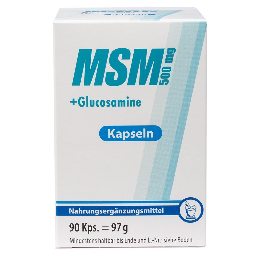 MSM 500 mg + Glucosamine Capsules