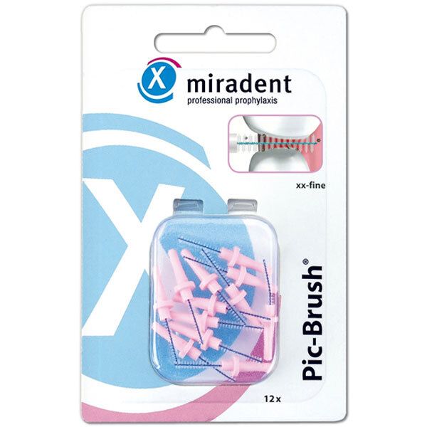 MIRADENT Interd.Pic-Brush Ersatzb.xx-fein pink