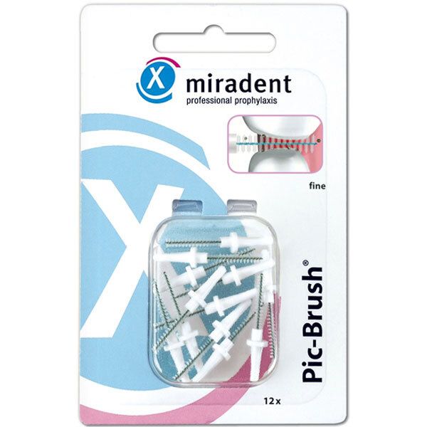 MIRADENT Interd.Pic-Brush Ersatzb.fein weiß