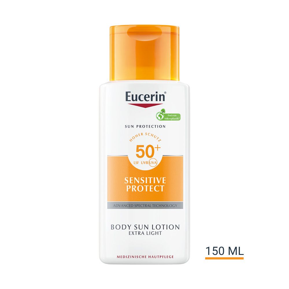 Image of Eucerin® Sensitive Protect Sun Lotion Extra Leicht LSF 50+