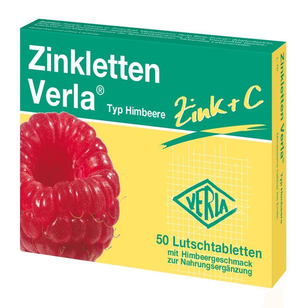 Zinkletten Verla® Himbeere Lutschtabletten