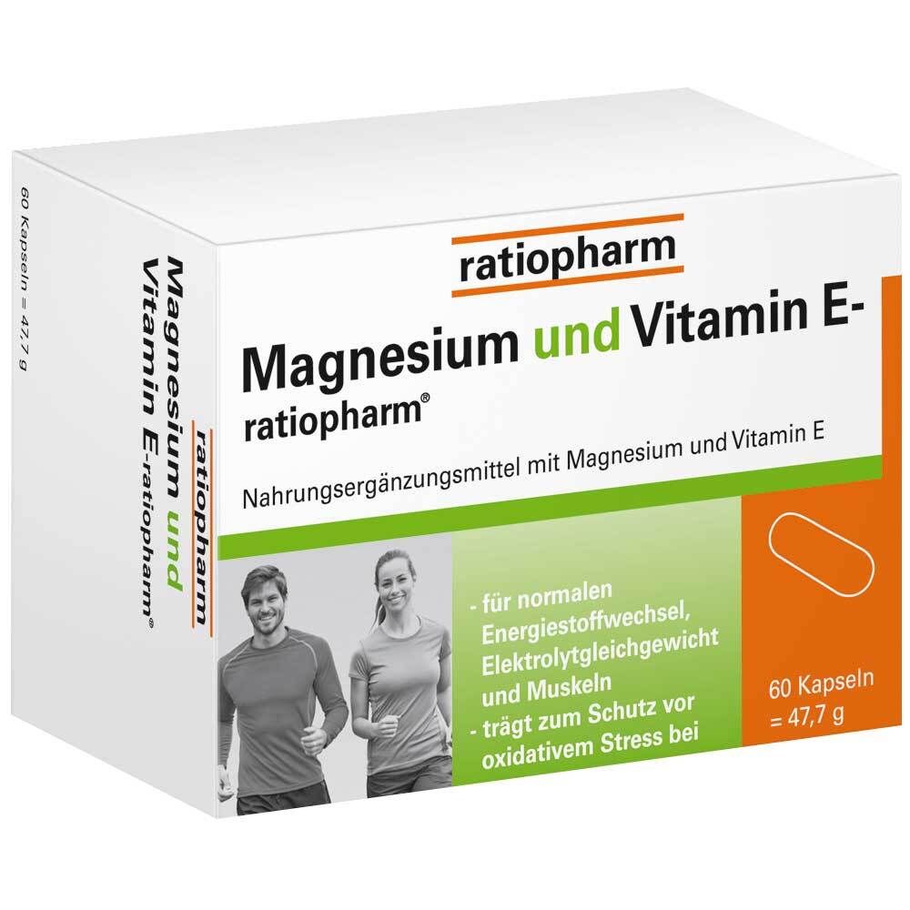 MAGNESIUM UND VITAMIN E-ratiopharm Kapseln