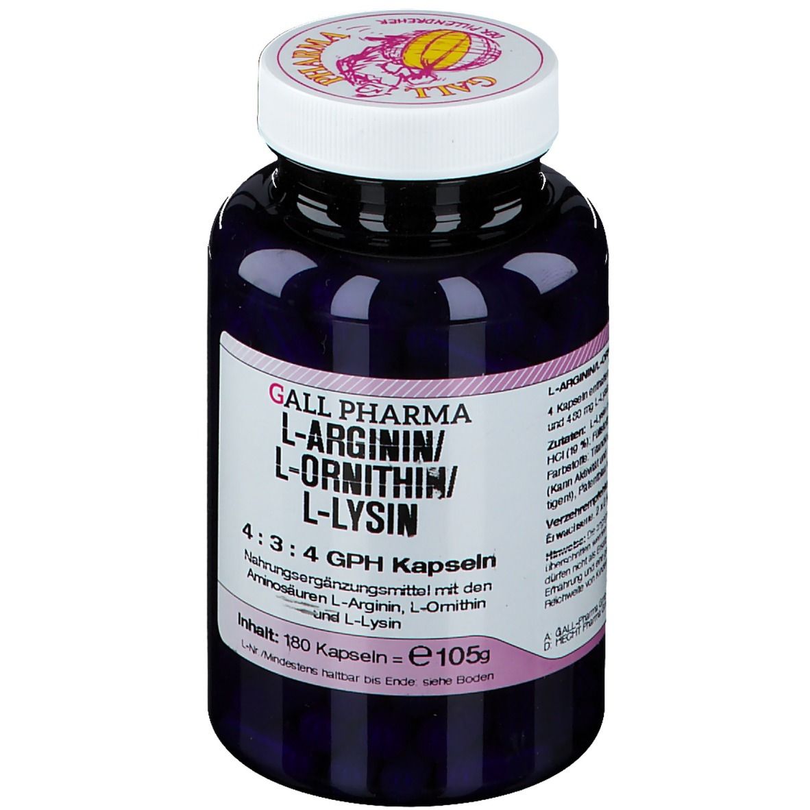 GALL PHARMA LArginine/LOrnithine/LLysine 434 GPH shopapotheke.ch