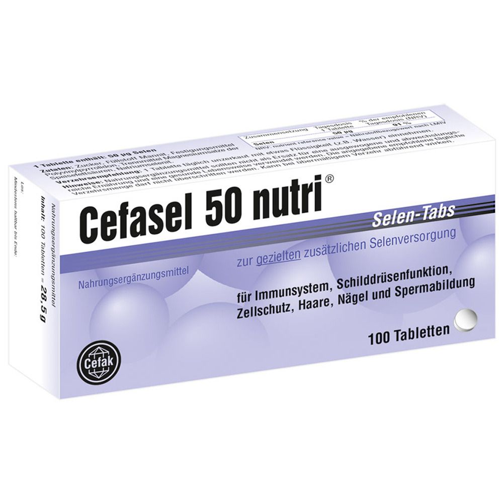 Image of Cefasel 50 nutri® Selen-Tabs