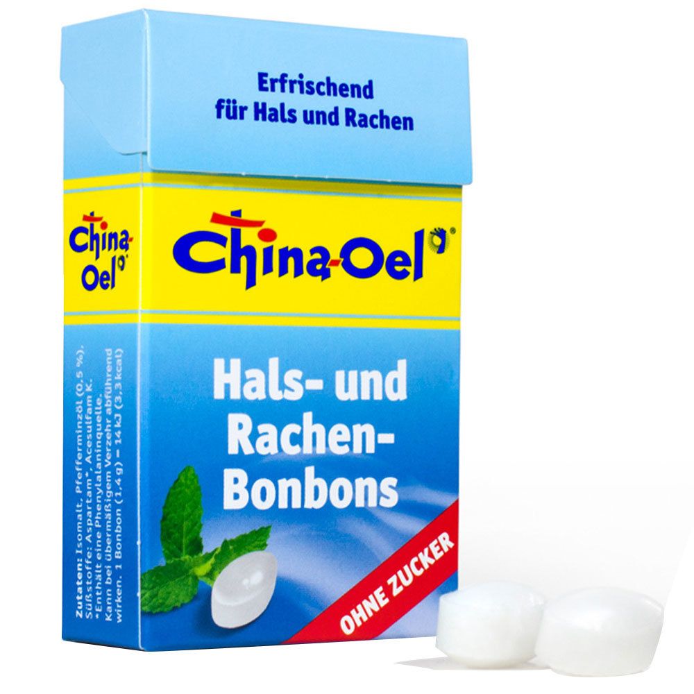 Image of China-Oel® Hals- und Rachenbonbons - ohne Zucker