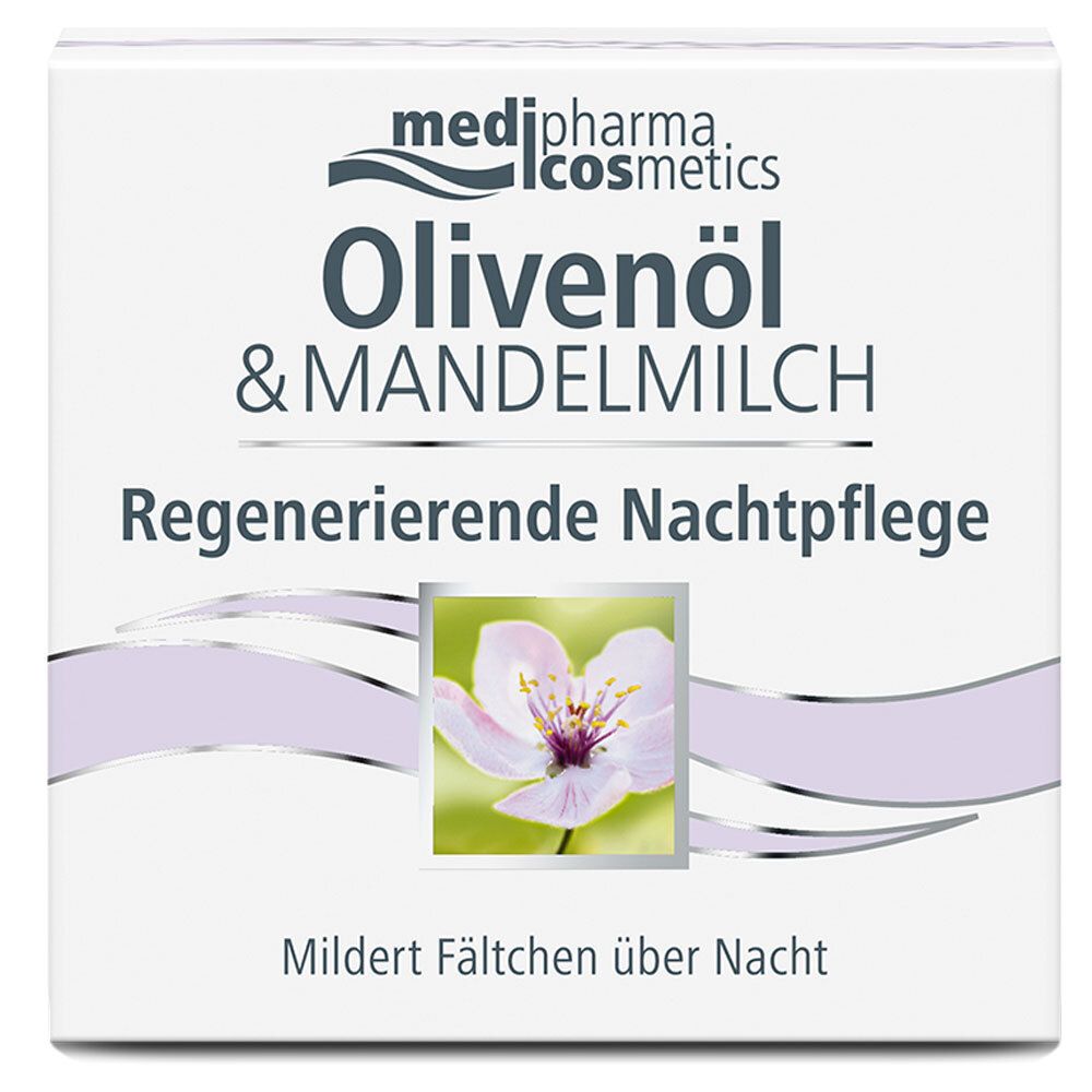 medipharma cosmetics Olivenöl & Mandelmilch Regenerierende Nachtpflege