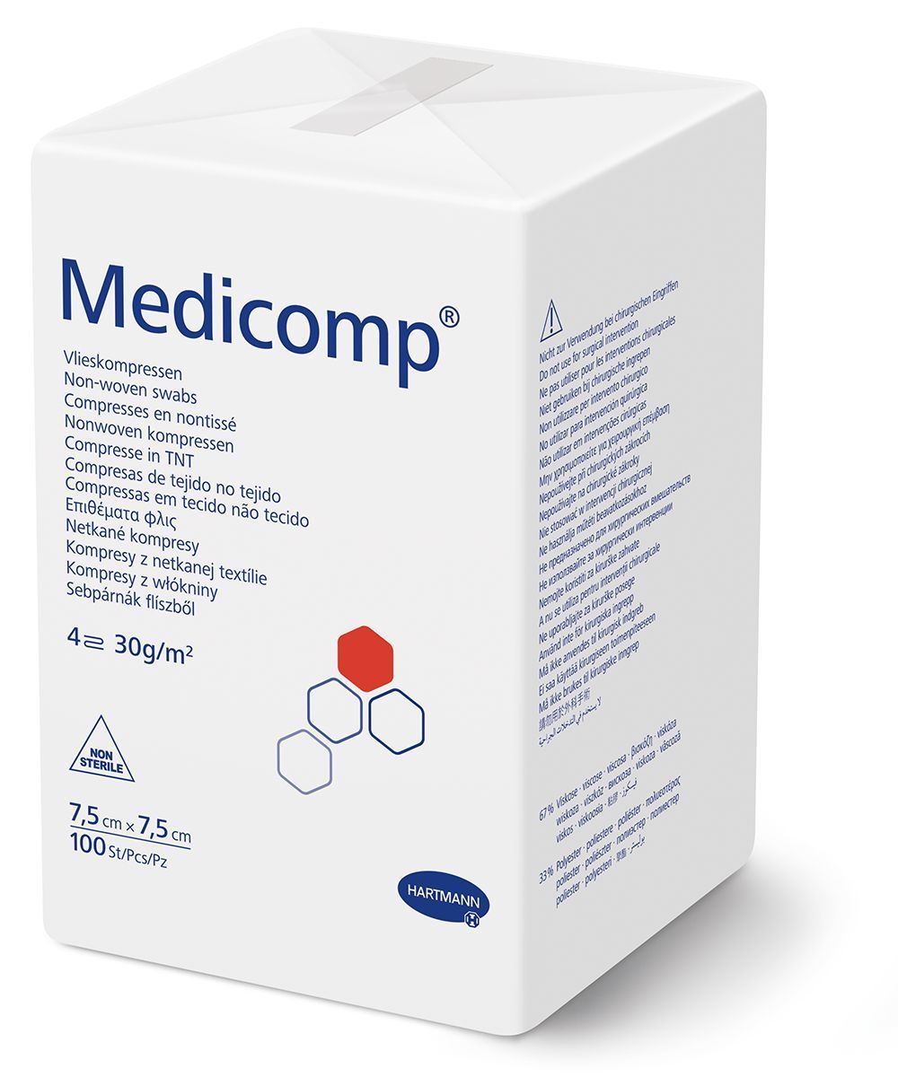 Image of Medicomp® Komprressen unsteril 7,5 cm x 7,5 cm