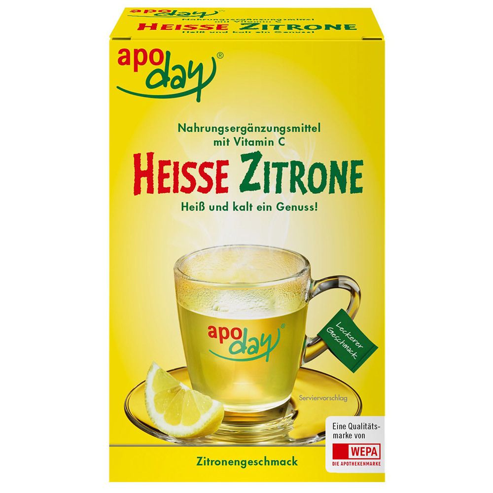 Image of apoday® Heisse Zitrone Vitamin C Pulver