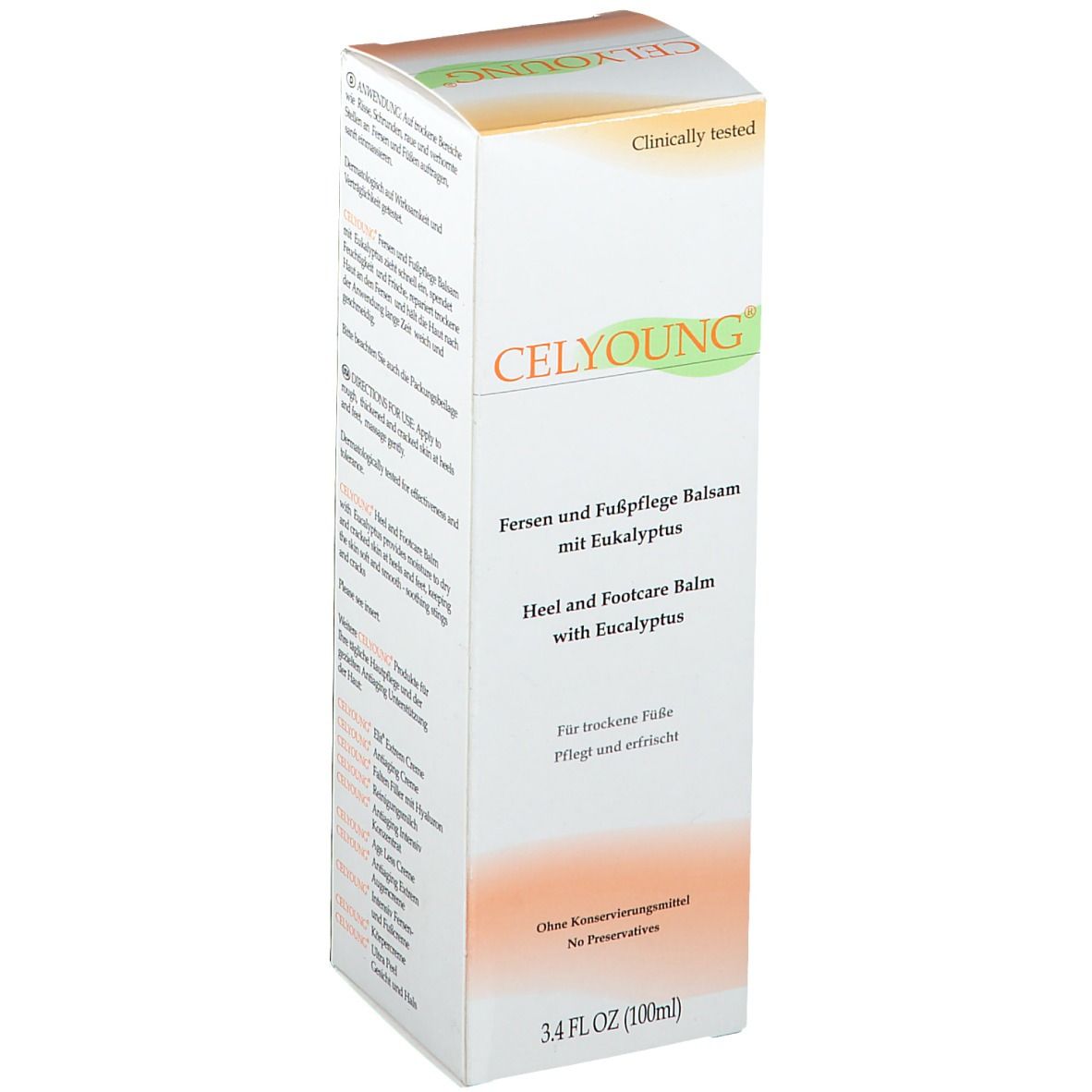 CELYOUNG® Fersen und Fußpflege Balsam mit Eukalyptus