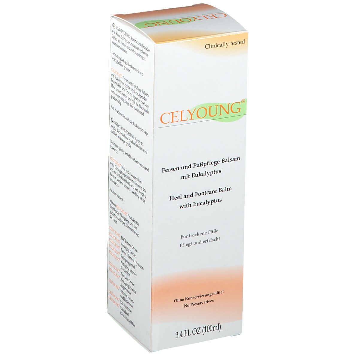 Image of CELYOUNG® Fersen und Fußpflege Balsam mit Eukalyptus