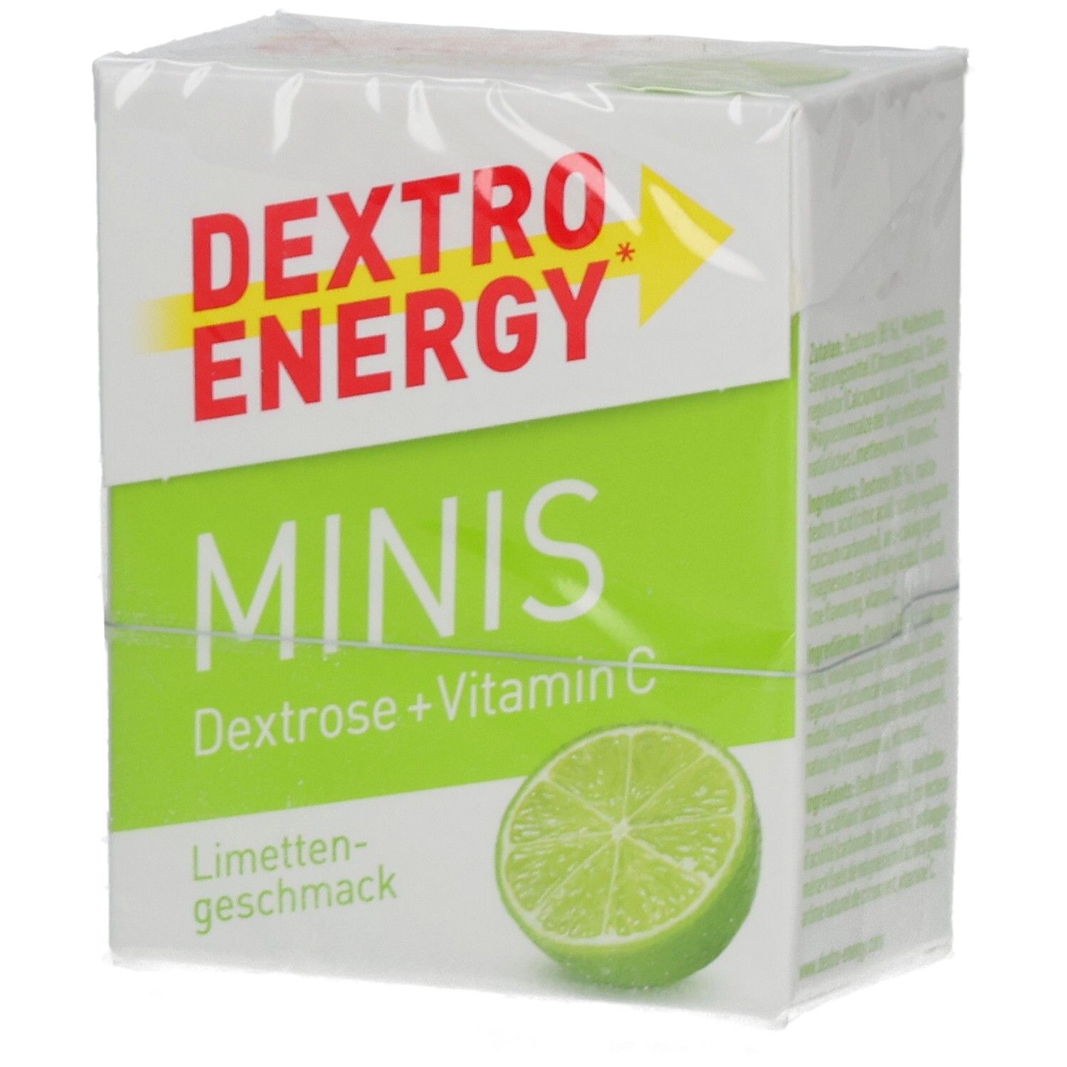 DEXTRO ENERGY minis Limette Täfelchen