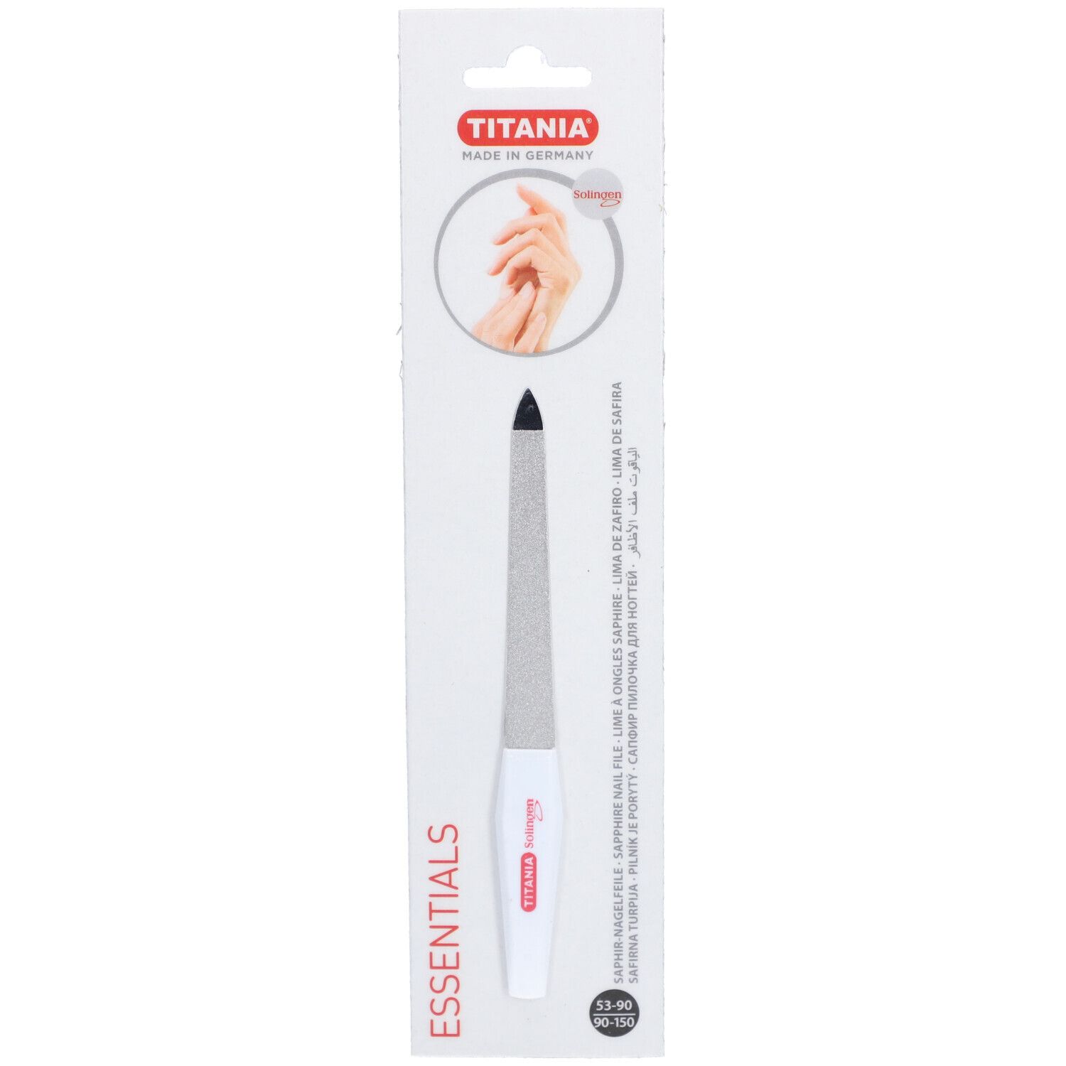 TITANIA® Nagelfeile 15 cm