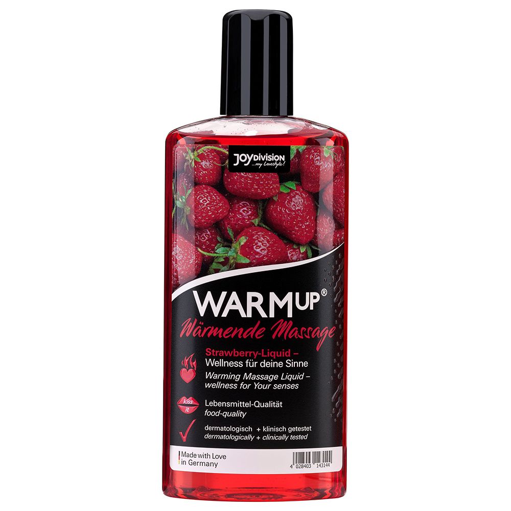 Image of WARMup® Massageliquid mit Wärme-Effekt Erdbeer