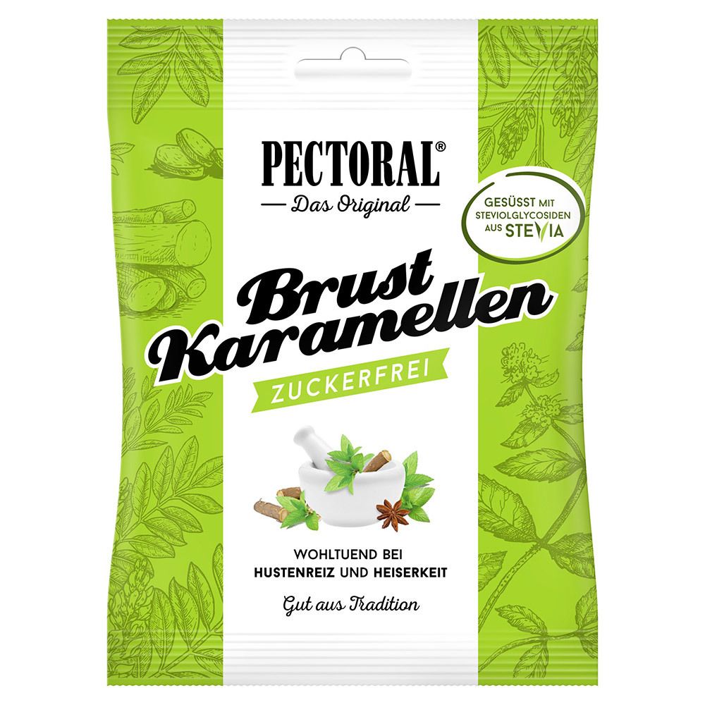 Image of Original PECTORAL® Brust-Karamellen zuckerfrei